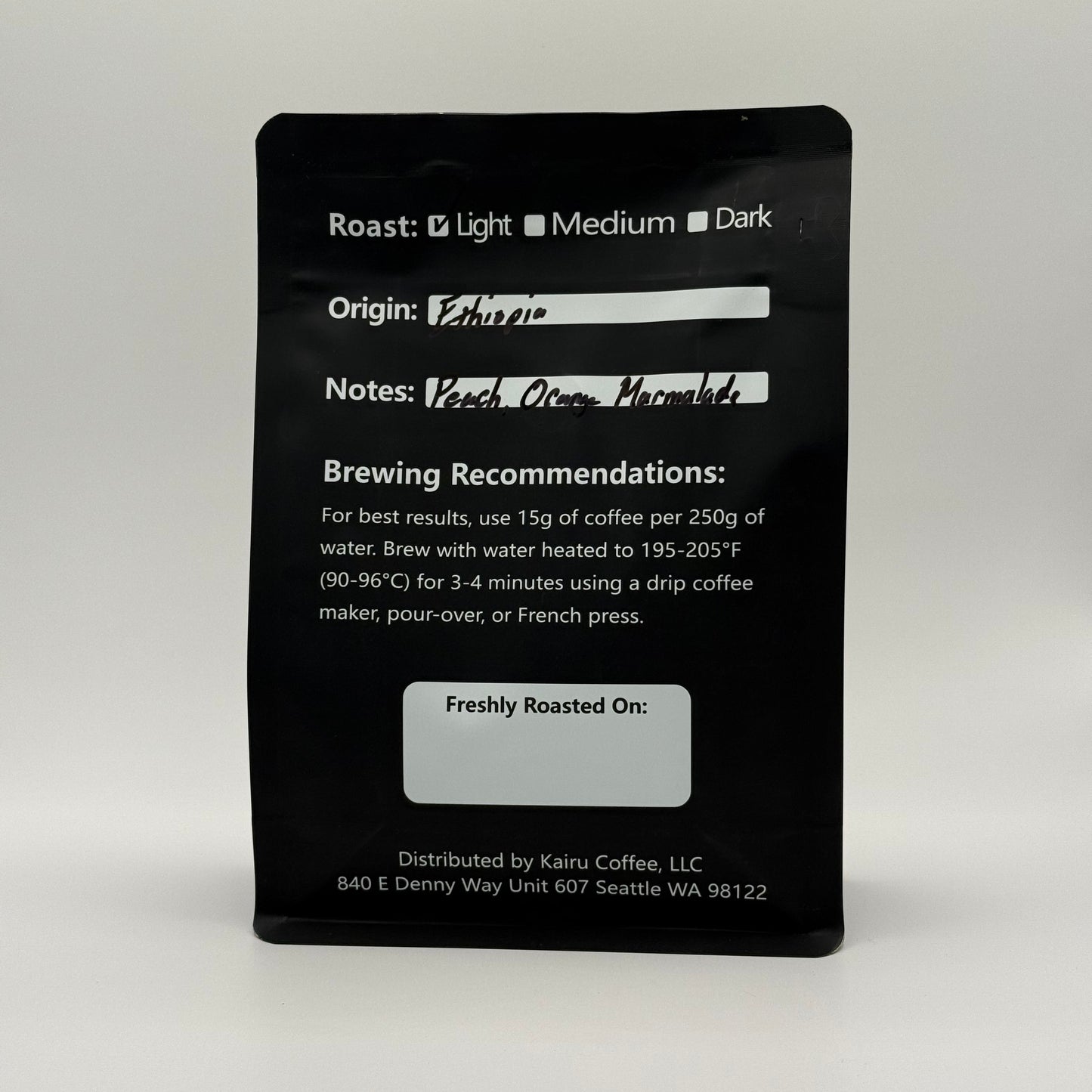 Kairu's Ethiopia Steeze - Light Roast